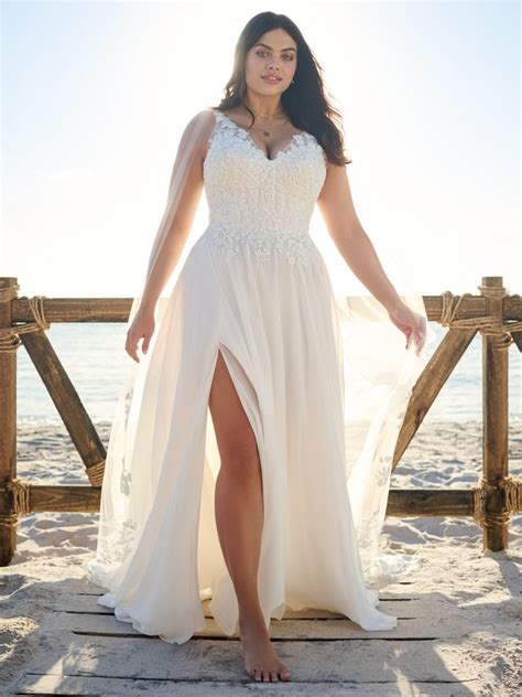 Plus Size Beach Wedding Dresses