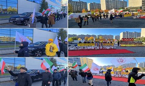 Stockholm—october 16 2023 Mek Supporters Held A Rally In Front Of The