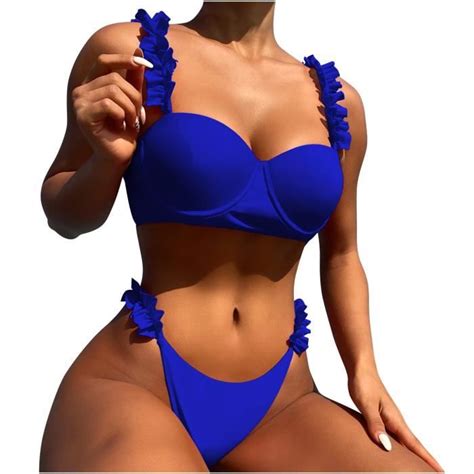 Bikini maillot de bain à armatures maillot de bain Sexy femmes Push Up