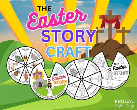 Easter Story Wheel Printable Sunday School Easter Craft For Kids Church