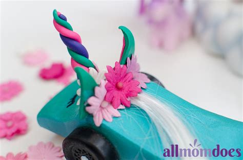 Unicorn Pinewood Derby Car AllMomDoes