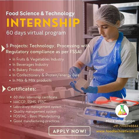 Food Processing With Regulatory Compliance Internship 2 Months Food