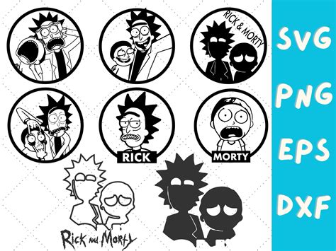 Pickle Rick Dual Svg Morty Svg Rick Svg Rick And Morty Bundle Svg Rick And Morty Clipart