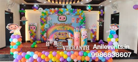 Cocomelon Theme Balloon Decoration Anil Events Bangalore