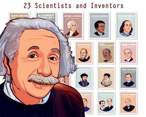 23 Famous Scientists And Inventors Posters Stem Classroom Decor