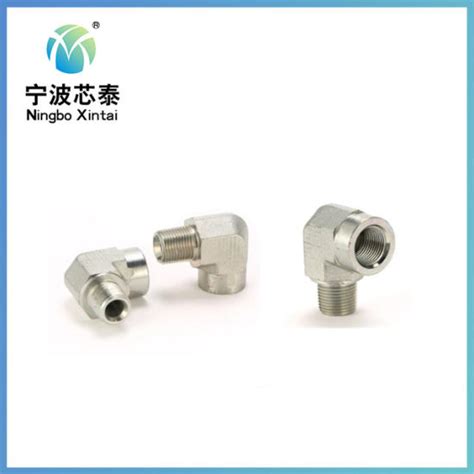 Stainless Steel Bsp Thread With Seal Hydraulic DIN Pipe Adapter Low