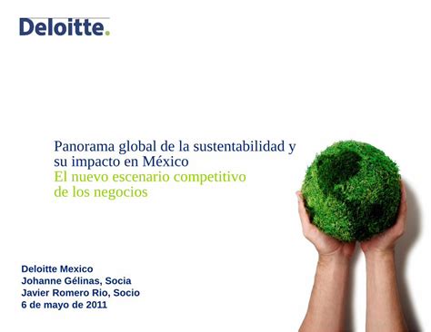 PDF Panorama global de la sustentabilidad y su impacto en Qué es