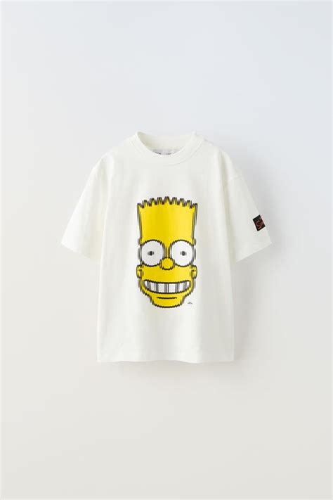 Camiseta The Simpsons ™ Matt Groening Branco Zara Brasil