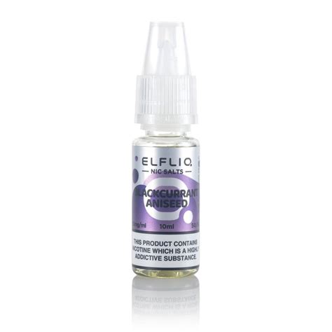 Elfliq Blackcurrant Aniseed E Liquid Electric Tobacconist