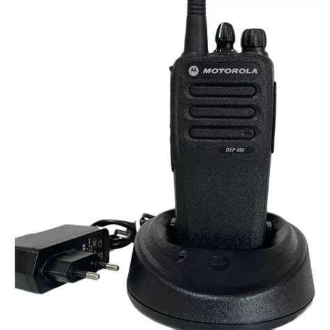 Rádio Motorola Dep450 Vhf Ou Uhf Completo Frete grátis