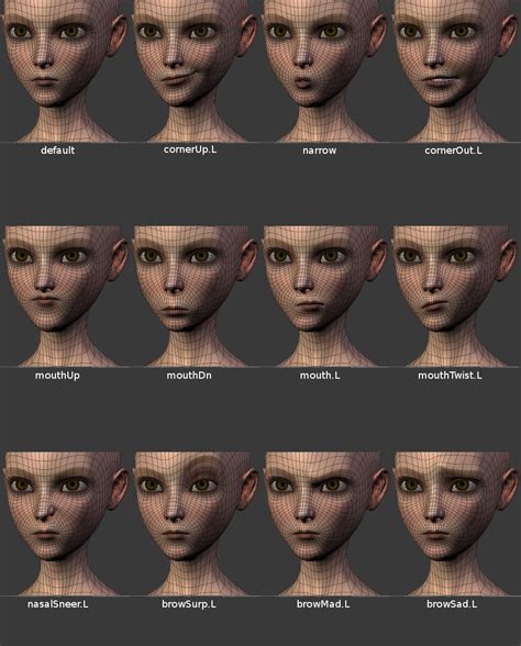 3DPF Adventure 3DPF Week 1 Boris Facial Animation Blendshapes