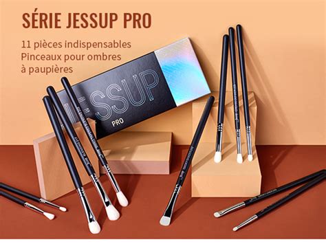 Jessup Set Pinceaux Maquillages Fard Paupi Res Pi Ces Kit Pinceaux