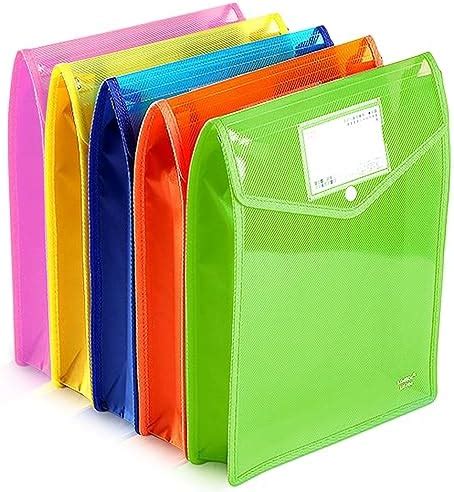 Pack A Plastic Wallets Waterproof Popper Wallet Plastic Document