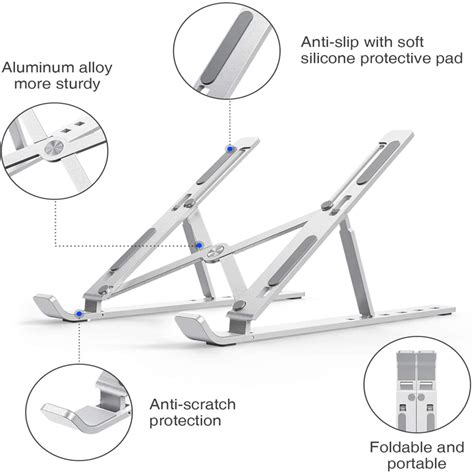 Βάσεις Stand για Tablet Πτυσσόμενη Βάση Laptop And Tablet Αλουμινίου