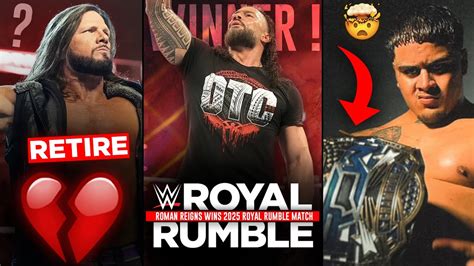 FANS DEMAND ROMAN Reigns ROYAL Rumble 2025 WINNER ZILLA Fatu