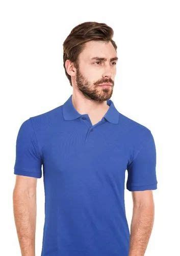 Plain Cotton Men Polo T Shirt Solid At Rs Piece In Bengaluru Id