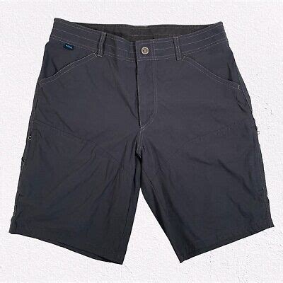 Kuhl Renegade Shorts Multipurpose Outdoor Hiking Inseam Koal Gray