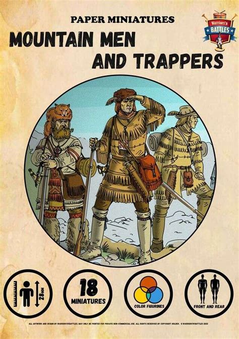 Mountain Men And Trappers Warriors And Battles