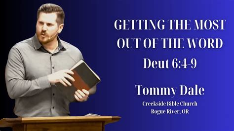 Getting The Most Out Of God S Word Deuteronomy Tommy Dale