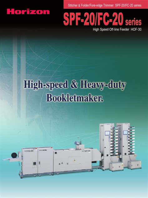 Horizon SPF20 FC 20 | PDF | Camera | Paper