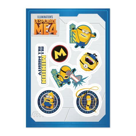 Despicable Me 4 Sticker Sheet