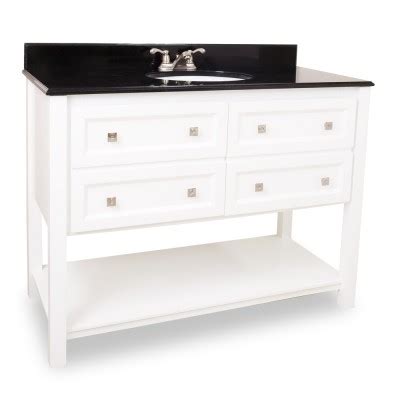 Adler White Vanity With Preassembled Top And Bowl From Bath