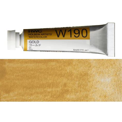 Holbein Artist Watercolour Gold 5ml W190C Canada S Largest Selection