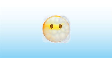Emoji Com Nuvem No Rosto - Rosto nas nuvens Emoji 😶‍🌫️