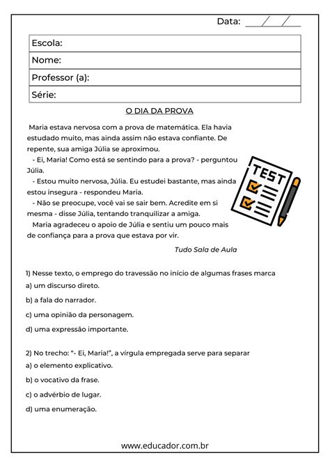 15 Atividades de Português para 5º ano Educador