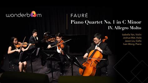 Wonderboomhk Faur Piano Quartet No In C Minor Op Iv