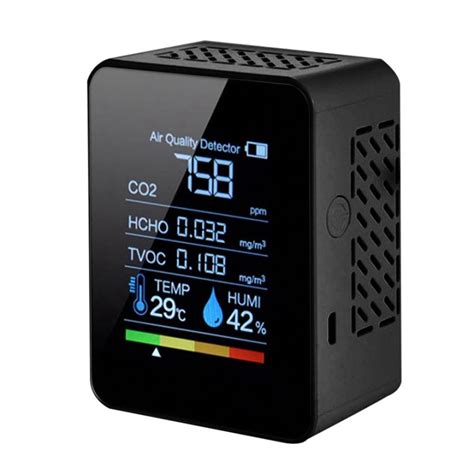 In Air Quality Monitor Co Meter Digital Temperature Humidity