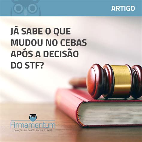 MudanÇas No Cebas Firmamentum