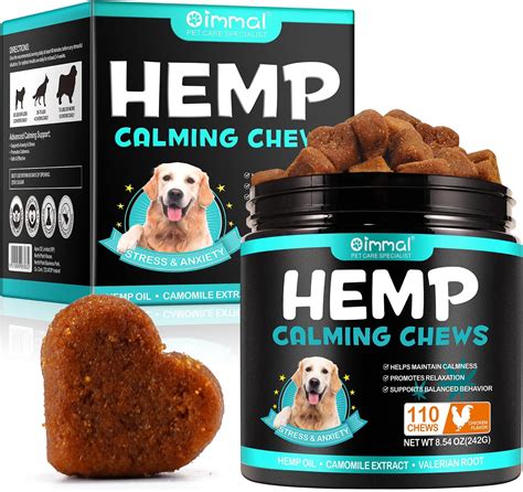 110pcs Hemp Calming Chews For Dogs Calming Chews Treats