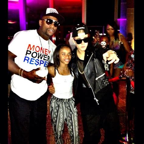 Justin Bieber helps Floyd Mayweather’s daughter Iyanna celebrate her ...