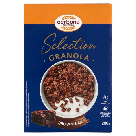 Cerbona Selection Brownie Z Granola M Zli G Spar Online Shop