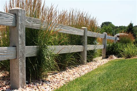 Colorado Springs Split Rail Fence - Signature Stone