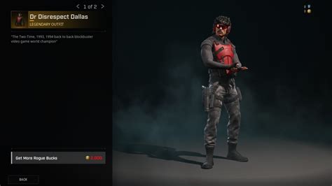 Dr Disrespect Reveals His Own Rogue Company Skin And Map