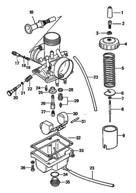 Exploded Diagram Of Vs 36 Mikuni Super Carb Jockey Journal V