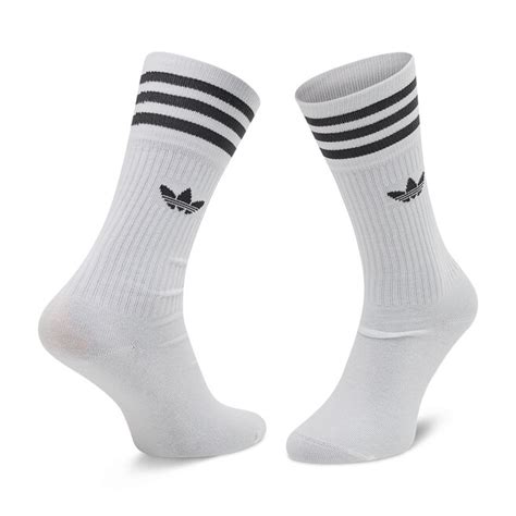 Zestaw Par Wysokich Skarpet Unisex Adidas Solid Crew Sock H