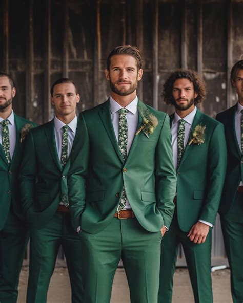 Traje Verde Para Boda Hockerty