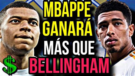 Mbapp Ganar Mucho M S Que Bellingham Y Vinicius Youtube