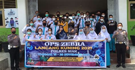 Ops Zebra Lancang Kuning Satlantas Polres Siak Penyuluhan Ke