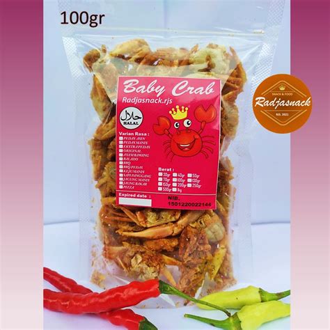 Jual BABY CRAB CRISPY VIRAL MAKANAN RINGAN SNACK BABY CRAB KRISPY