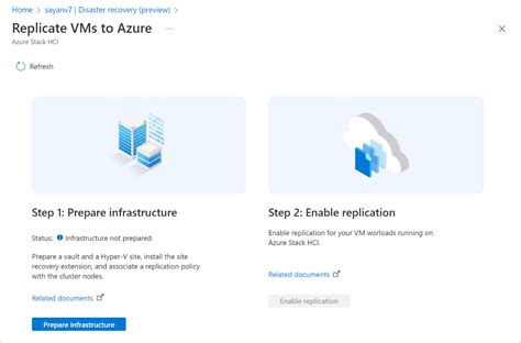 Azure Site Recoveryを使用して、azure Stack Hci 上の Hyper V 仮想マシン ワークロードを保護します。 プレビュー Azure Stack