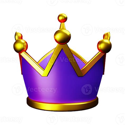 Queen Crown 3d Rendering Icon Illustration 28851702 Png