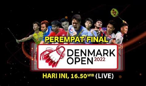 Jadwal Siaran Langsung Perempatfinal Denmark Open 2022 Jonatan