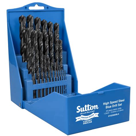 Sutton Tools D Sm Blue Bullet Heritage Series Jobber Drill Bit Set