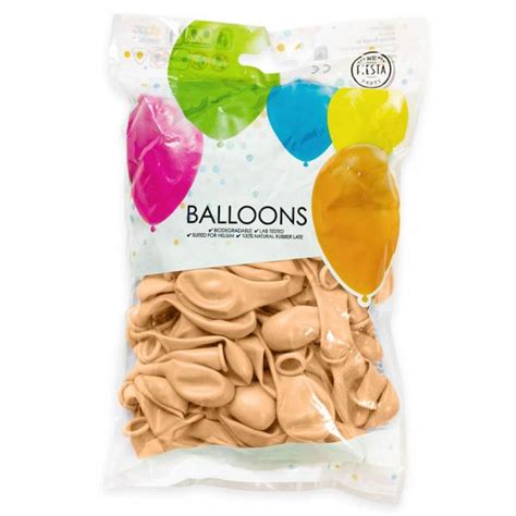 Beige Miniballonger Nude 100 Pack Partyhallen Se