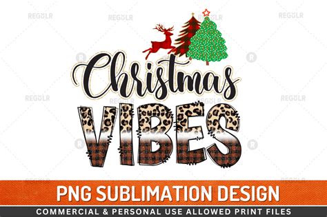 Christmas Vibes Png Design Graphic By Regulrcrative · Creative Fabrica