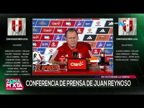 Conferencia Juan Reynoso en vivo online gratis hoy vía YouTube FPF